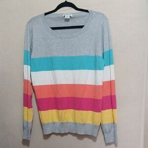Colorful Striped Sweater